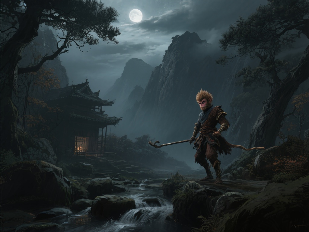 从美术设计的角度来看，这种“天色渐稠”的